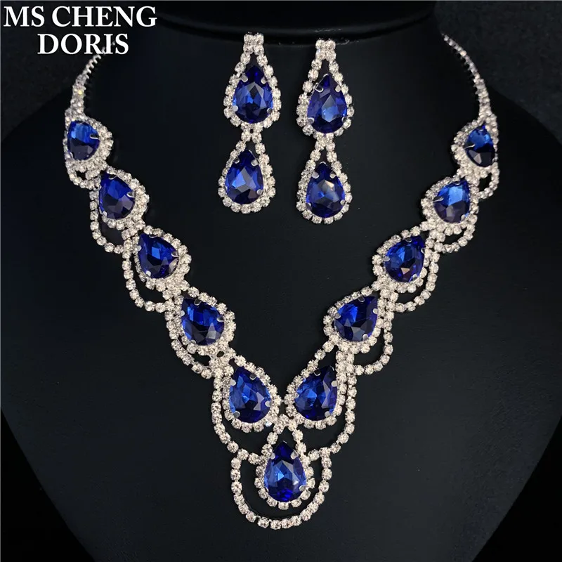 Choker Necklace Earrings 