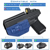 IWB Kydex Holster for Glock 19 23 25 32 44 45 w/ Streamlight TLR-8 8A 8G Tactical Flashlight Inside Waistband Concealed Carry 2