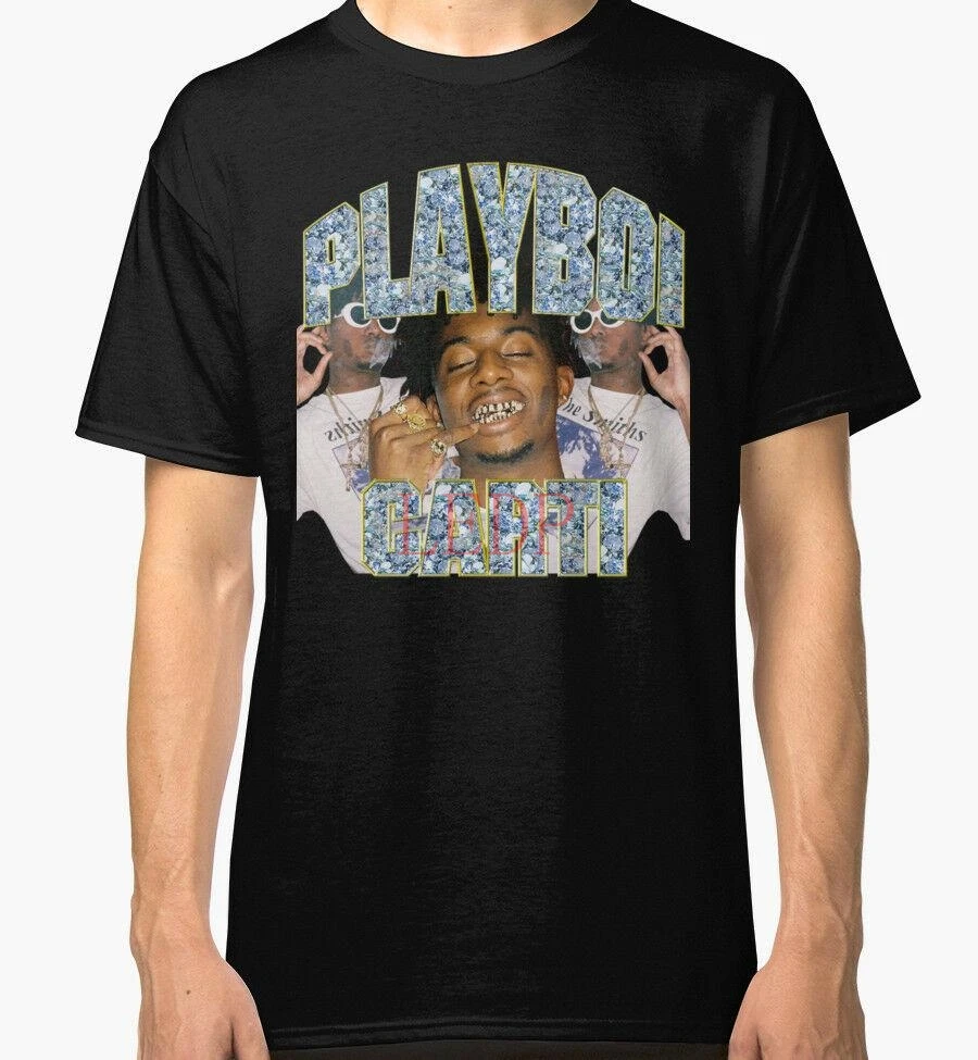 

Новая Винтажная Мужская футболка Playboi Carti в стиле хип-хоп
