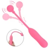 Sex Toys For Women Soft Silicone Bullet Egg 10 Frequency Full 360° Flexible Head Vibrator Erotic Flirting Nipple Anal Vibrator 1