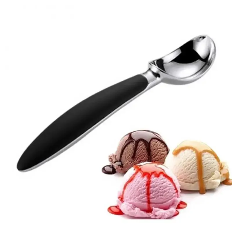 Ice Cream Scoops Stacks Stainless Steel Digger Fruit Non-stick Spoon Kitchen Tools Home Cake Dessert Anti-Ice Maker Digging Ball