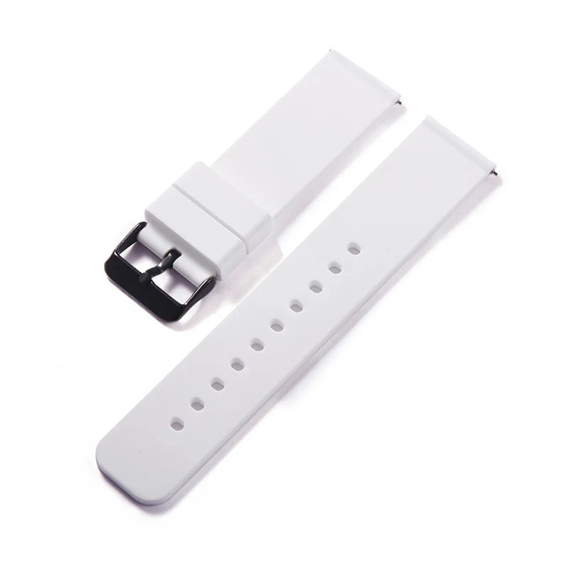 Waterproof Silicone Quick Release Watch Band - Soft Rubber Strap Bracelet