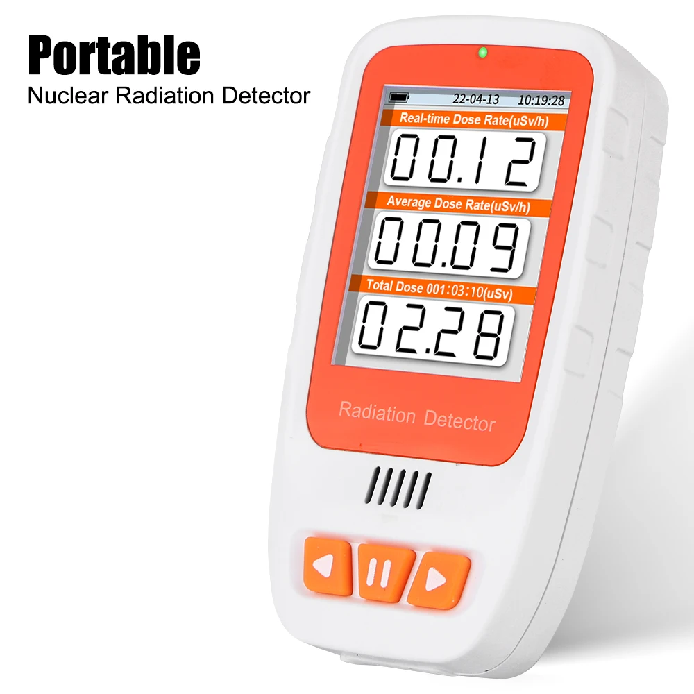 

Nuclear Radiation Detector X-ray Beta Gamma Detector Geiger Counter Dosimeter Lithium Battery Color Display Screen