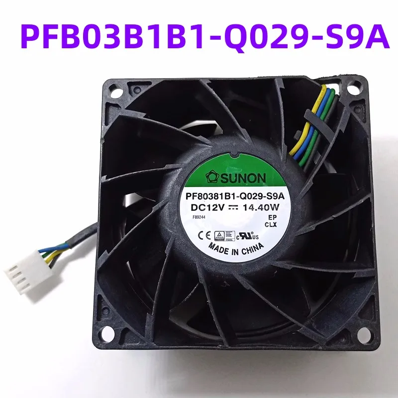 

PFB03B1B1-Q029-S9A 12 В 9000 об/мин 80*80*38 мм/жесткий тихий вентилятор 2U вентилятор для серверного шасси контроль температуры PWM