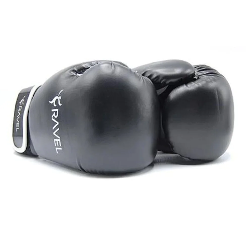 PU Dura-Strong 14 oz Black Boxing gloves