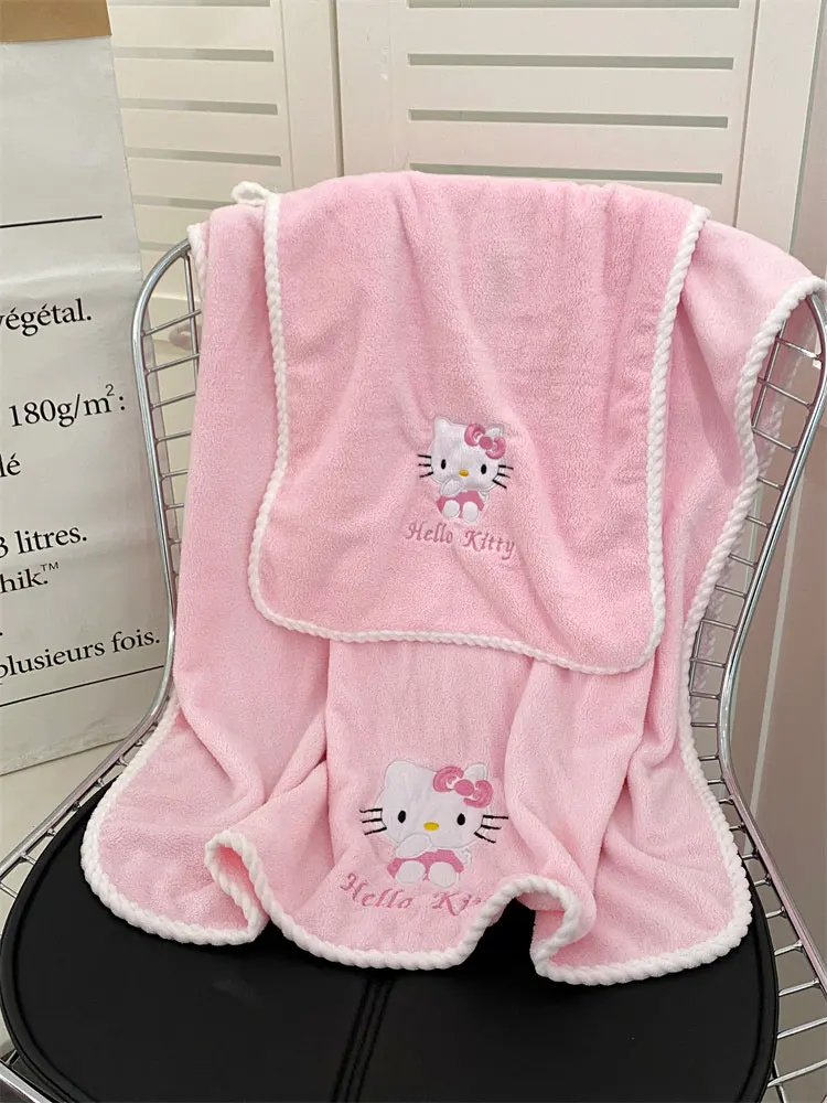 MINISO Санрио аниме полотенца Hello Kitty Kuromi Melody