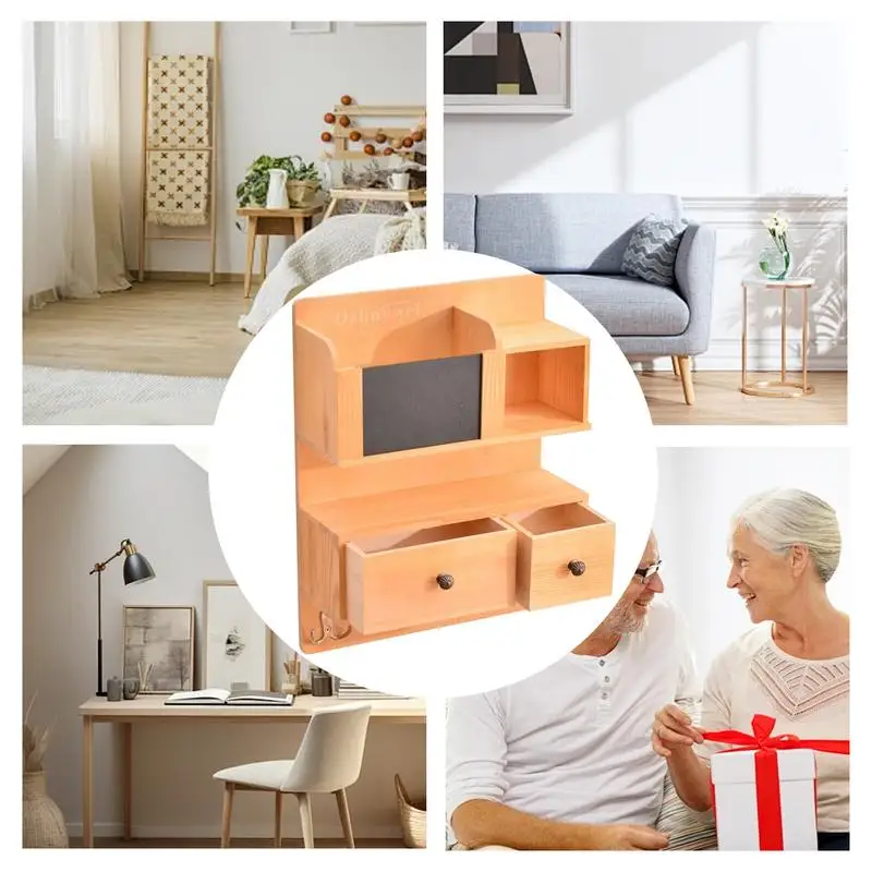 Porte-manteau En Bois Avec étagère, Porte-manteau Mural, étagère Flottante De St