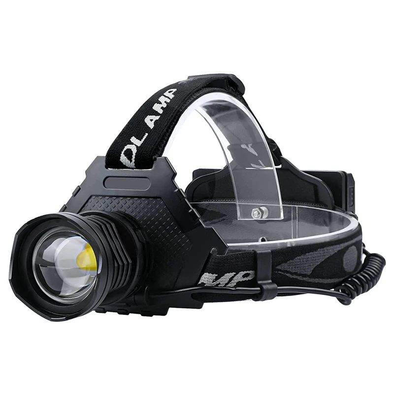 

Upgrade LED Rechargeable Headlight,90000 Lumens Super Bright With 5 Modes And IPX7 Level Waterproof Headlight