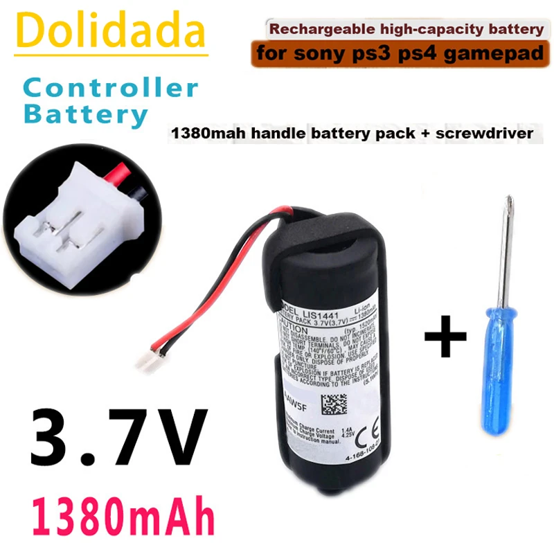 3.7V 1380mAh Lithium Battery for Sony PS3 Move PS4 PlayStation Move Motion Controller Right Hand
