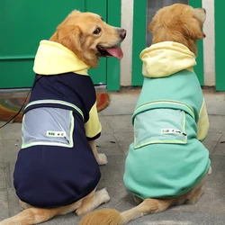 Thick Hoodie Jacket For Medium Large Dogs Labrador Autumn Winter Warm Clothes Fashion Overalls For Pet Dog Coat  Warm Clothing