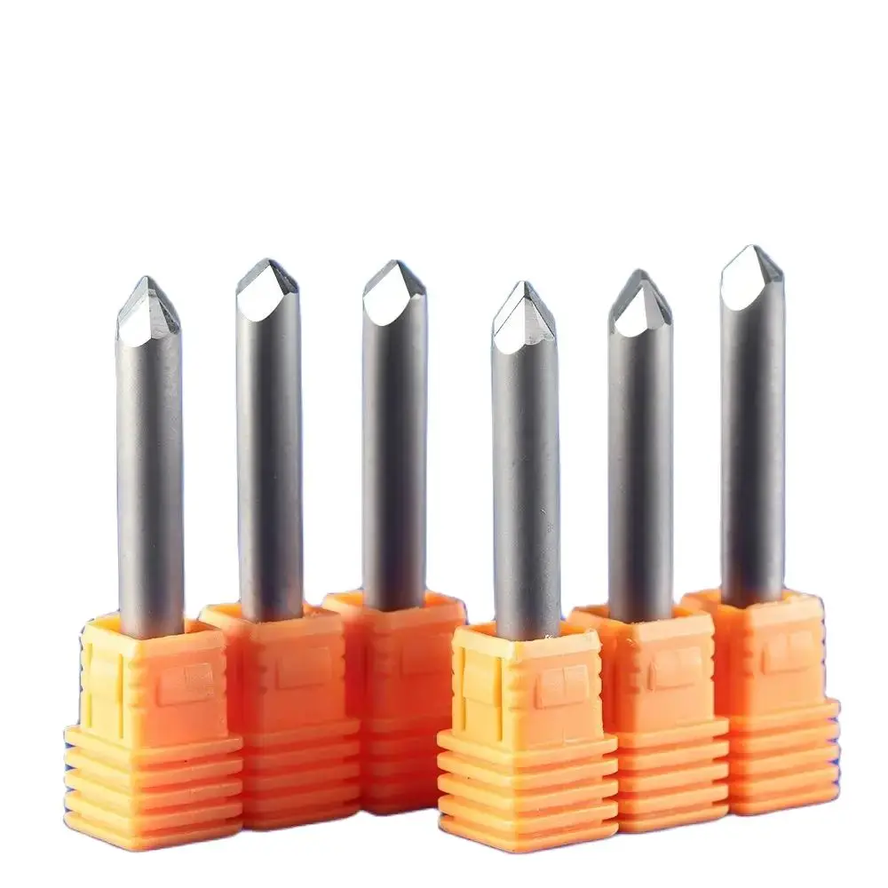 

WeiTol 1pc 6mm Diamond Multiple Engraving Bits PCD CNC router bits for marble granite bluestone milling cutter