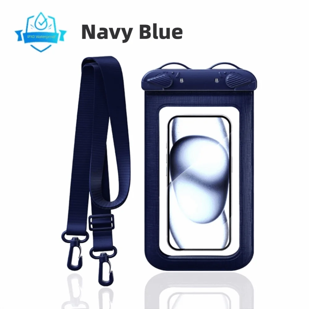 Waterproof Phone Bag with Hanging Rope and Touch Screen Access