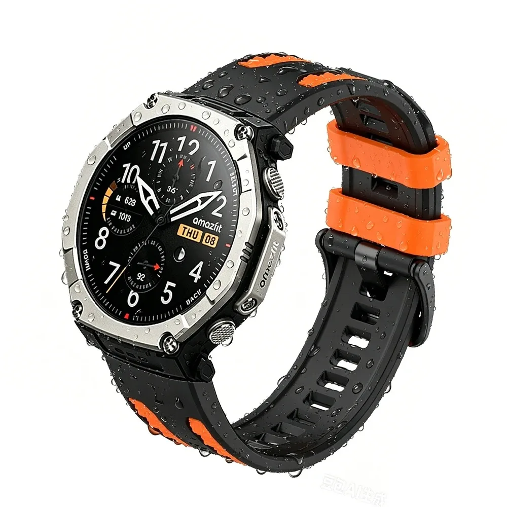 Versatile Quick Fit Silicone Strap - 22mm/26mm - Comfortable and Durable Bracelet