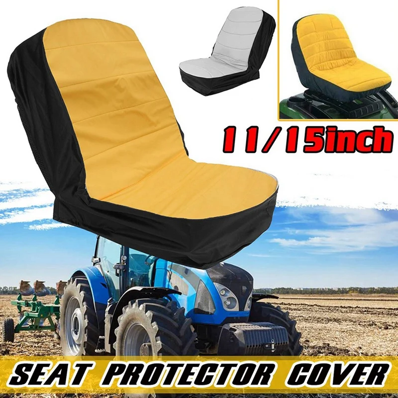 2X 15 Pollici Ride On Mower Coprisedile Trattore Impermeabile E Antipolvere Per John Deere Murray Gator Seats Cover