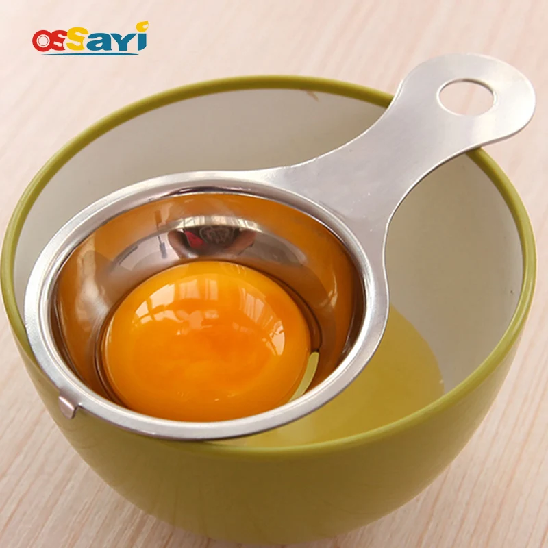 Stainless Steel Egg Yolk Separator Protein Egg White Dividers Spoon DIY Egg Mask/Cake/Bread Make Food Grade Kitchen Egg Tools