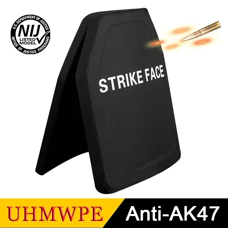 NIJ III 레벨 스탠드 단독 방탄 플레이트 보드, GA5 순수 UHMWPE, 10x12 인치 라이트 무게추, 안티 AK47 MSC, 7.62mm 탄도 패널