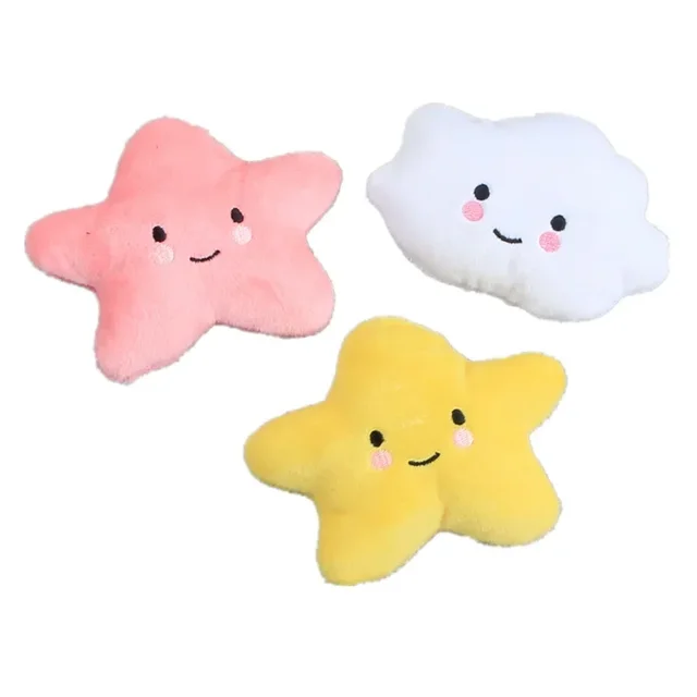 Plush Squeaky Bite-Resistant Dog Toys - Stars