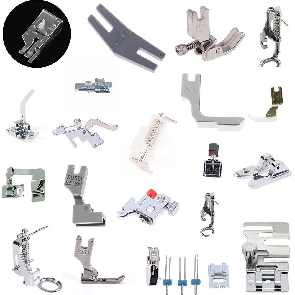 Prensatelas para máquina de coser, accesorios multifuncionales y Kits de accesorios Brother Singer Janome, 1 piezas| | - AliExpress