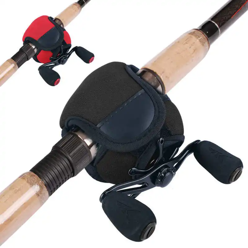 Fishing Reel Bag Baitcasting Fly Fishing Reel Case Cover Neoprene Wheel Protective Waterproof Storage