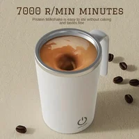 1pc Self Stirring Mug Electric Magnetic Mixing Cup Rechargeable Auto Rotating Stirring Mug Coffee Milk Cup Home Office Travel 4
