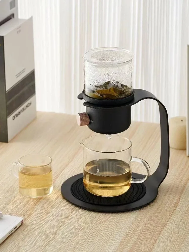 

Zhendian Xiaoke Lazy Tea Pot, Japanese Glass Tea Pot, Modern Flower Tea Pot, Drip Filter, Ground Coffee Pot