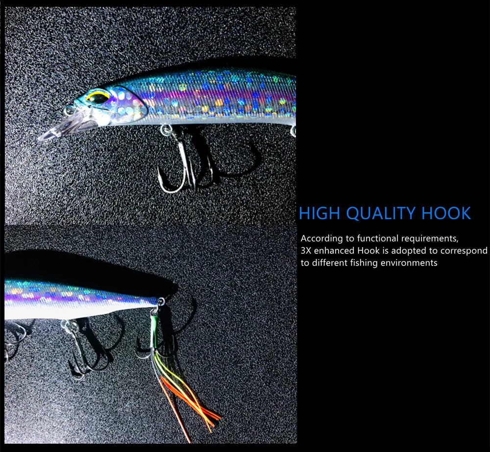 Slowsinking Minnow Tackle Weight Transfer System Jerkbait Wobblers