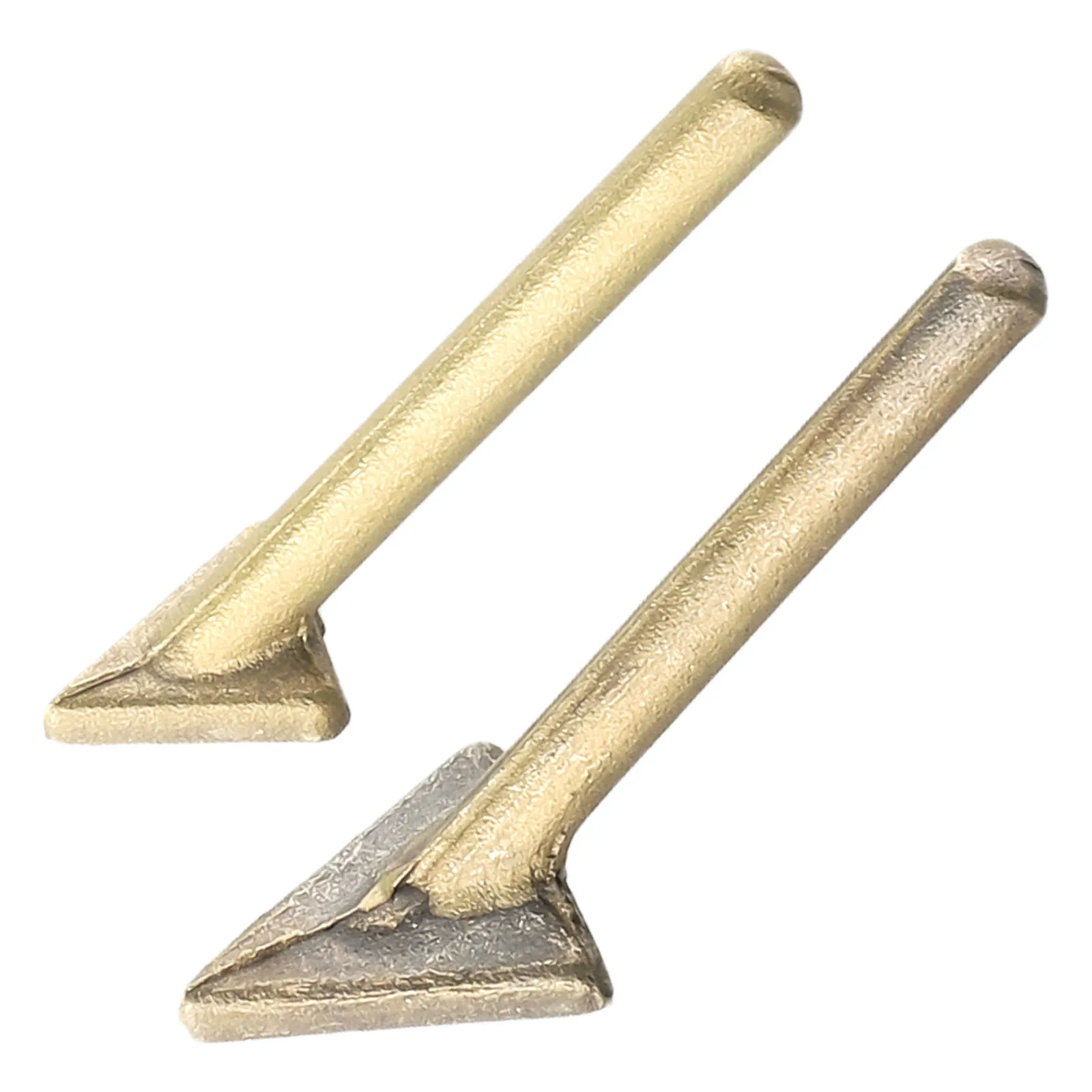 

2pcs 16/20mm Triangular Soldering Tips Copper Smoothing Head Welding Tips For 80 Watt Iron Plastic Welding TPO TEO PP Auto Bumpe