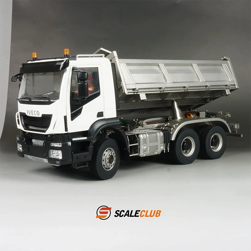 Scaleclub tamiya 1/14 6x6 all-metal hydraulic three-way dump truck 2