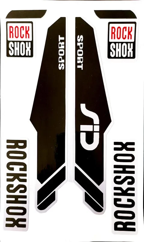 Reflective mountain bike frame stickers for rockshox rock shox sid bicycle fork sticker hot sale reflective stickers,bike stickers,bike frame stickers