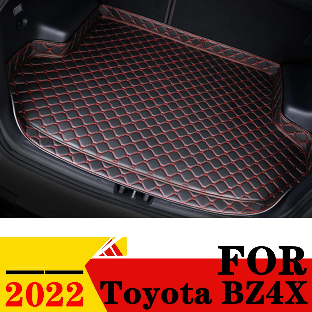 

Коврик для багажника автомобиля для Toyota BZ4X 2022, высокая сторона, Задняя подкладка для груза, поднос для багажника, коврик для багажа, защитный ковер, крышка, задние части автомобиля