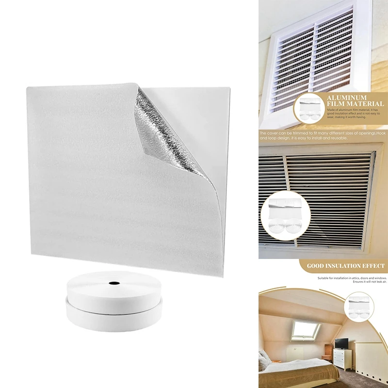 Attic Armour Attic Fan Cover,Insulation Cover With Strips Adhesive For Fan,Attic Ceiling Shutter Cover