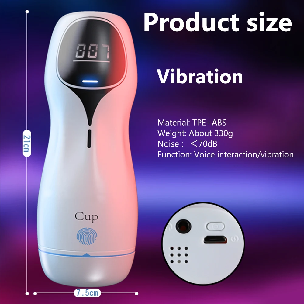 Automatic Sucking Male Mastubator Blowjob Masturbation Equipment Machine Sex Toys Adult Goods for Men male masturbator male masturbator cup male masturbation aid