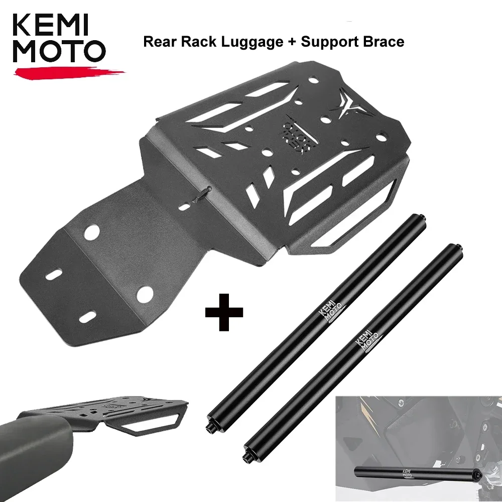 

For Talaria Sting Electric Dirt Bike Rear Rack Luggage and Foot Pegs Support Brace With O-Rings Accessories CNC Aluminum Alloy