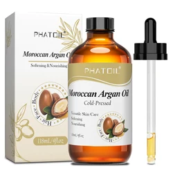PHATOIL Rosehip Seed Oil - Organic Moisturizing Elixir - 118ml (Moroccan Argan Oil)