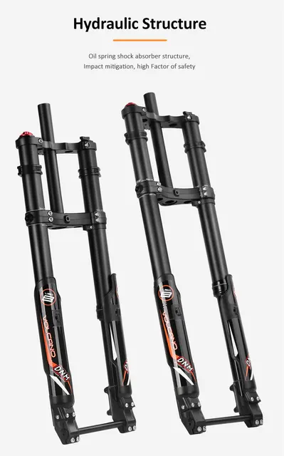 DNM ダブルクラウン 倒立フォーク MATE ダブルクラウン フロントフォーク DNM USD-8Sバイク⁄電動自転車