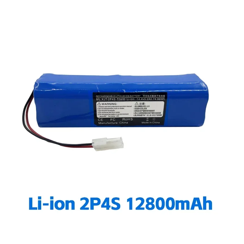 Rechargeable Battery for ROEMO SYB2 Robot Vacuum Cleaner 12800mAh.4s2p.14.4v
