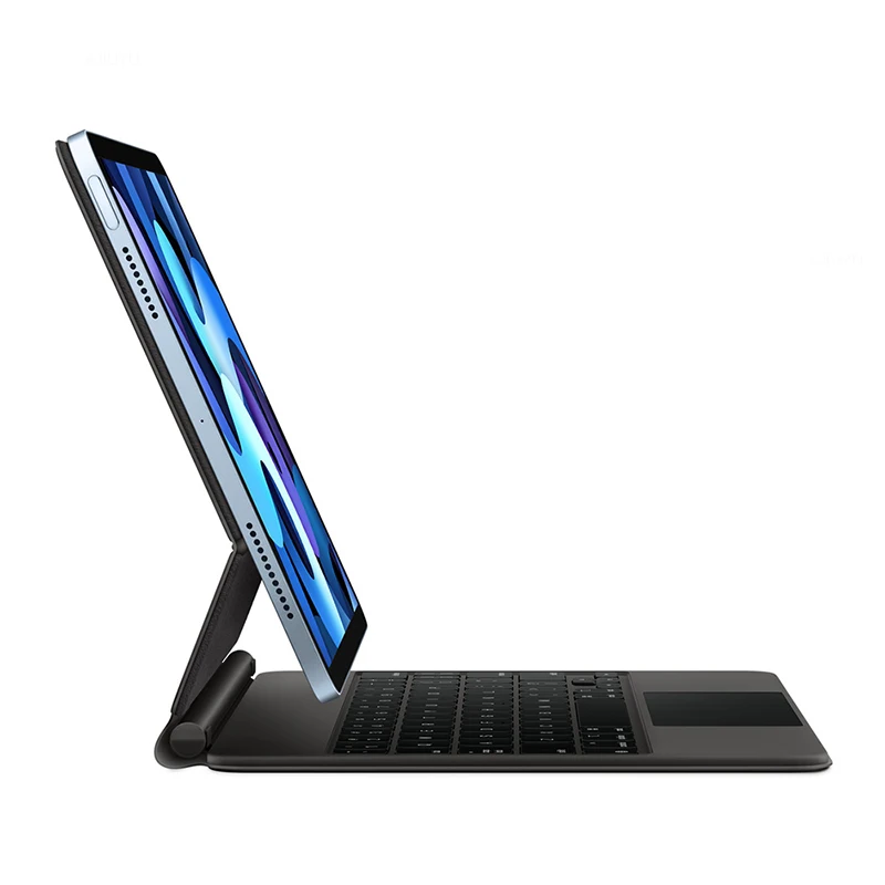 Teclado Mágico para Ipad Pro 12.9 Air 5th 4th Português Espanhol Russo Francês Alemão Coreano Japonês Árabe Hebraico - Imagem 6