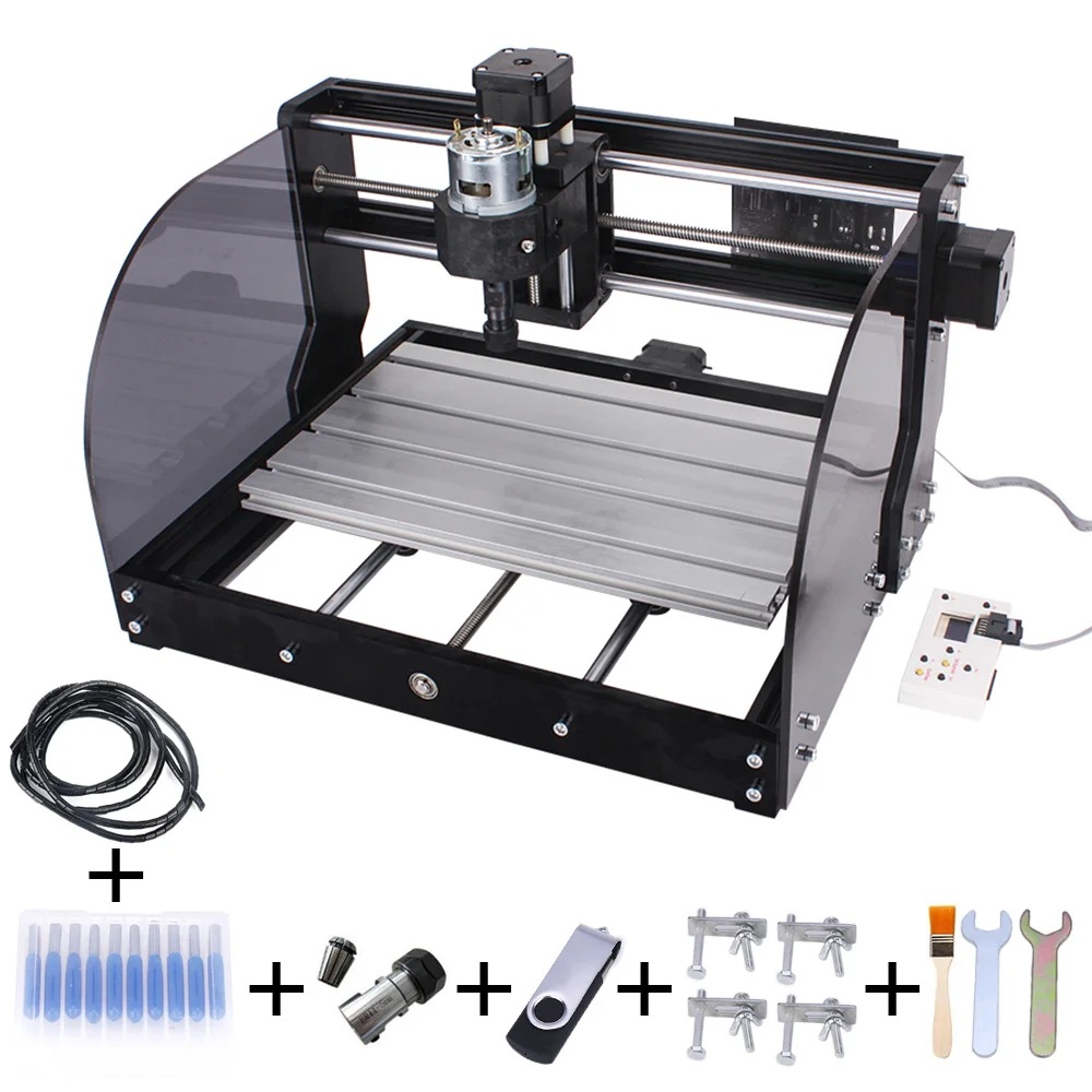 

Laser Engraver Wood CNC Router Machine GRBL ER11 Hobby DIY Engraving Machine for Wood PCB PVC Mini CNC3018 Engraver