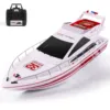 Toys Heng Long 2.4G RC High-Speed Racing Boat Wireless Control Luxury Yacht Ship Motor ESC Painted Finished Model Boys Gifts 5