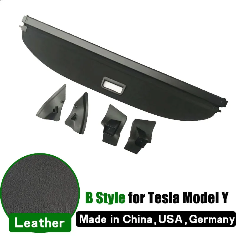 Kofferraum abdeckung für Tesla Modell y Deutschland USA CN Sicherheits  schild Heck Gepäckträger Vorhang versenkbare Trennwand - AliExpress