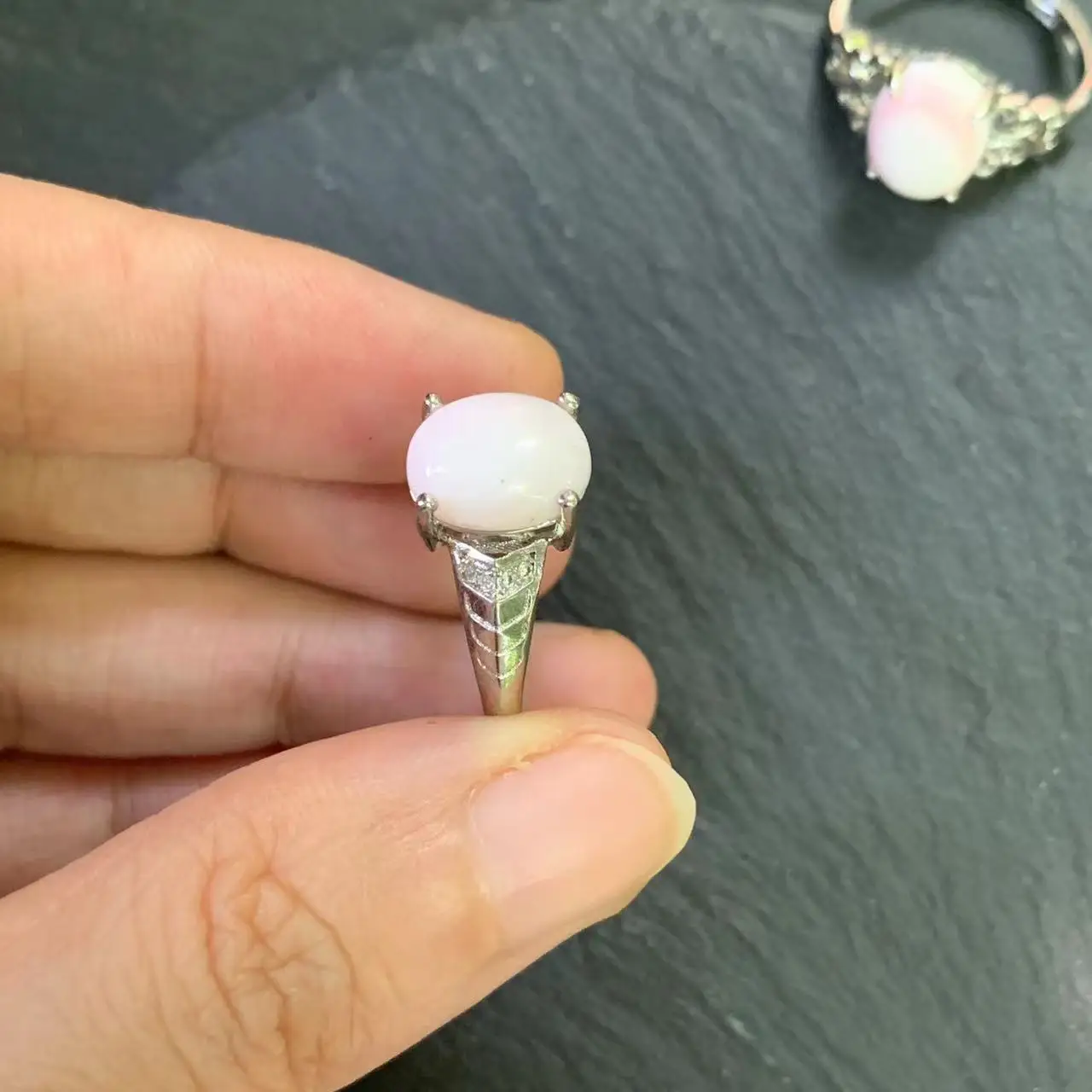 MM Natural SHELL Ring Adjustable Female Heart ring Jewelry for Women Gift Wholesale High Quality Vintage Fine