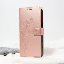 Elegant Butterfly Flower Leather Magnetic Flip Wallet Case - Premium Design - Redmi Note 12 Turbo (RG)