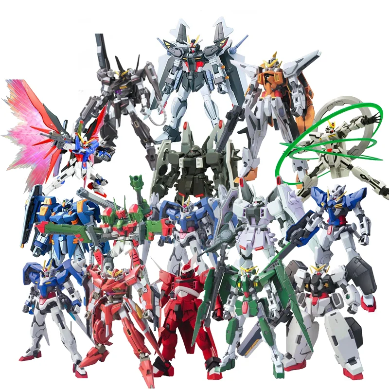 Gaogao Modello Hg 1/144 Strike Freedom Justise Exia Strike Noir Zaku Modello Di Assemblaggio Kit Di Robot Da Collezione Di Alta Qualità Modelli Di Gio