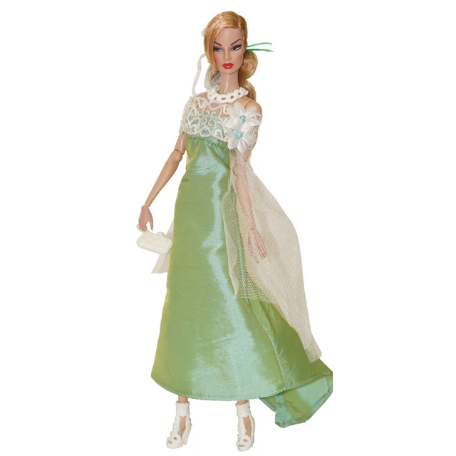 Dark Green Evening | Barbie gowns, Fashion, Barbie fashion