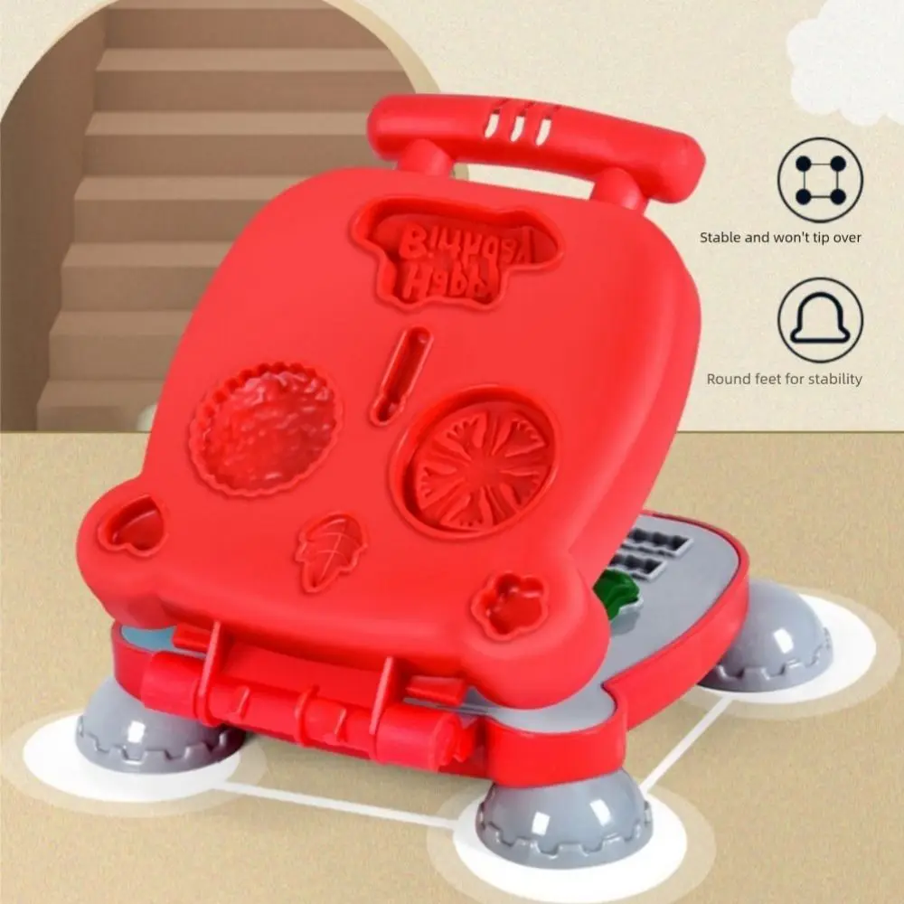 Multicolor Clay Molds Toys Set DIY Accessories Noodles Machine Playing House Toy Burger Machine Plastic Simulation Kitchen Toys