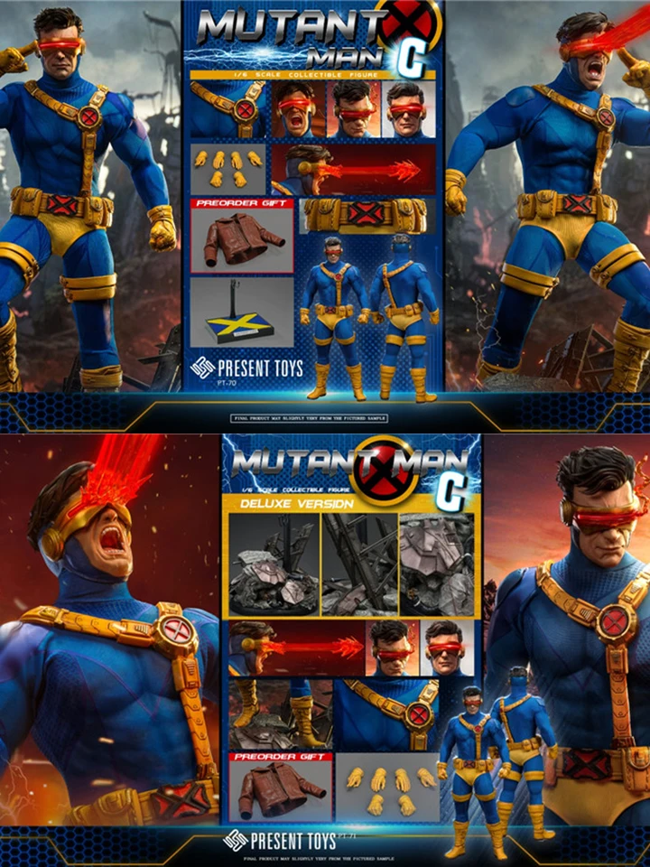 PRESENT TOYS PT-sp70 PT-sp71 1/6 Cyclops Super Hero Mutant