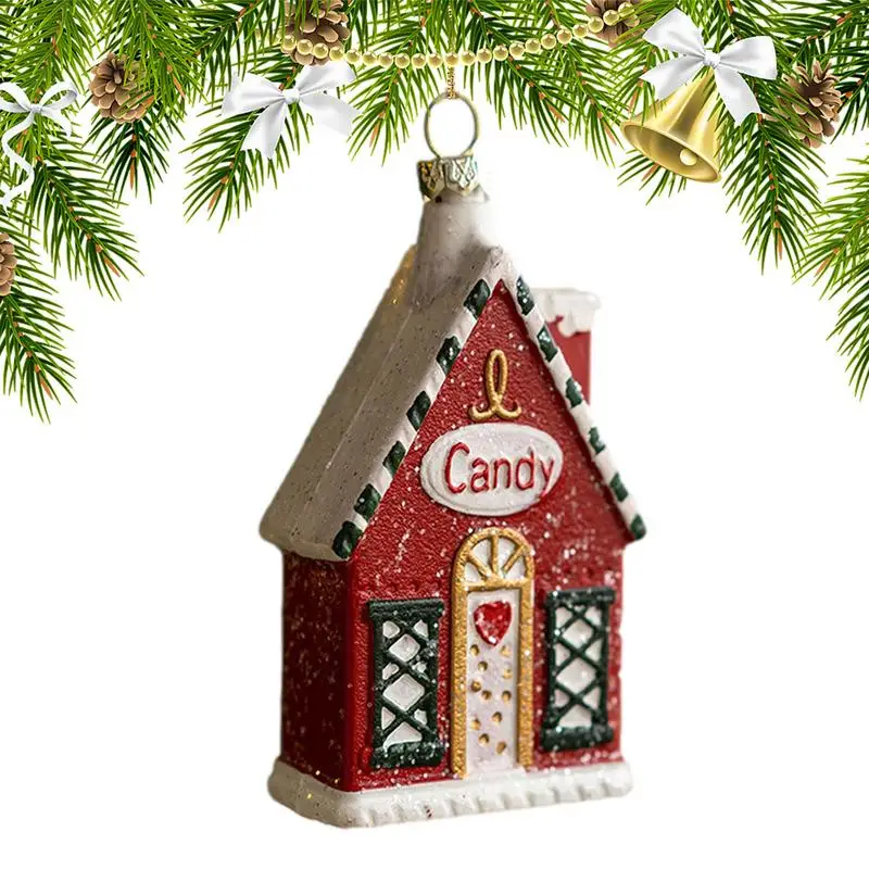 Special Shaped Miniature Tree Ornaments Merry Christmas Gift Tags Creative Car Ornament Tree Wall Hangings for Christmas