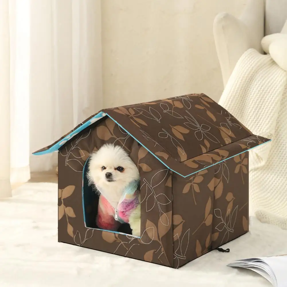 

Durable Pet House Foldable Cat Shelter Durable Waterproof Folding Pet House Reusable Indoor/outdoor Cat Shelter for Protection