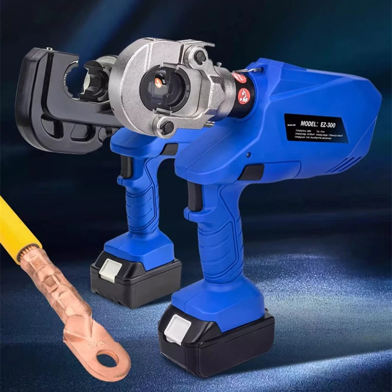 EZ-400 EZ-300 Rechargeable Hydraulic Pliers Electric Hydraulic Crimping DC18V/5Ah Charging Crimping Pliers Tool Ex-Factory Price 3