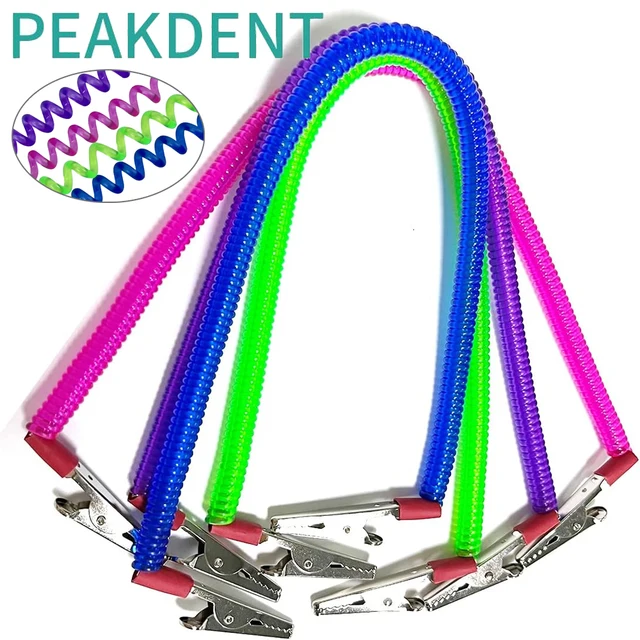 1Pcs Dental Scarf Clip Oral Dental Supplies Napkin Holder Spring Rope Bibs Clips Dentistry Lab Material